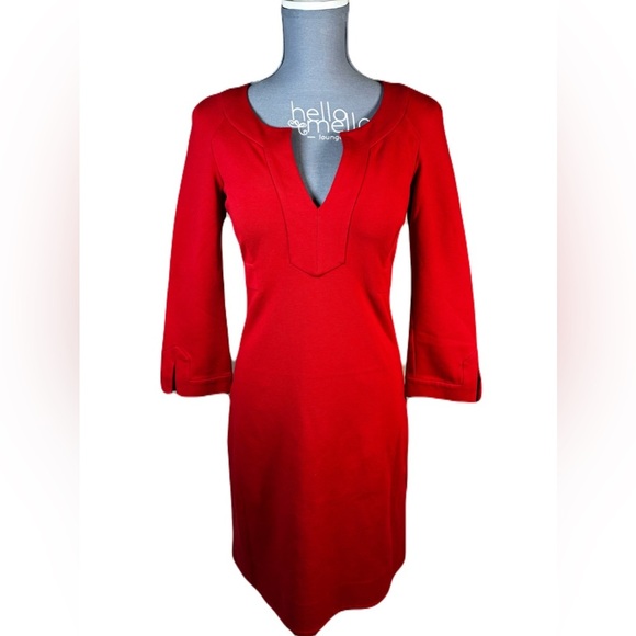 Diane Von Furstenberg 4 Timeless Elegant Sheath Cocktail Dress Stretch Bell - Picture 1 of 10